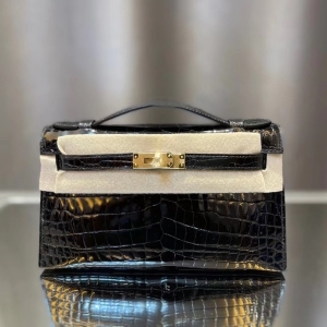 HERMES 에르메스 2022 켈리 포쉐트 (금장,은장) (가격상담) 22CM