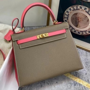 HERMES 에르메스 2021 켈리백 앱송가죽 25CM