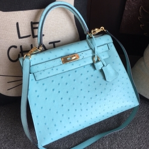 HERMES 에르메스 2021 켈리백 타조가죽 28CM