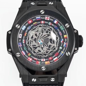 HUBLOT BIGBANG WATCH SANG BLEU 위블로 빅뱅 실버