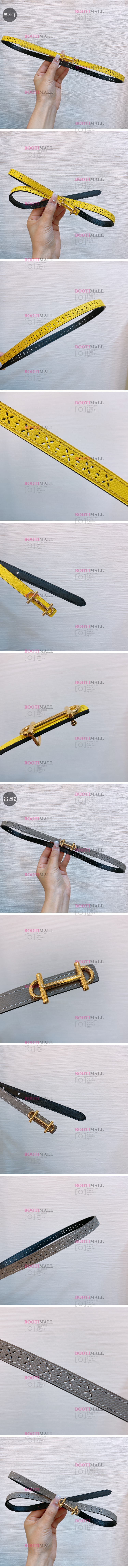 Hermes 에르메스 2023 LADY 벨트 폭 1.3cm (2색) 1