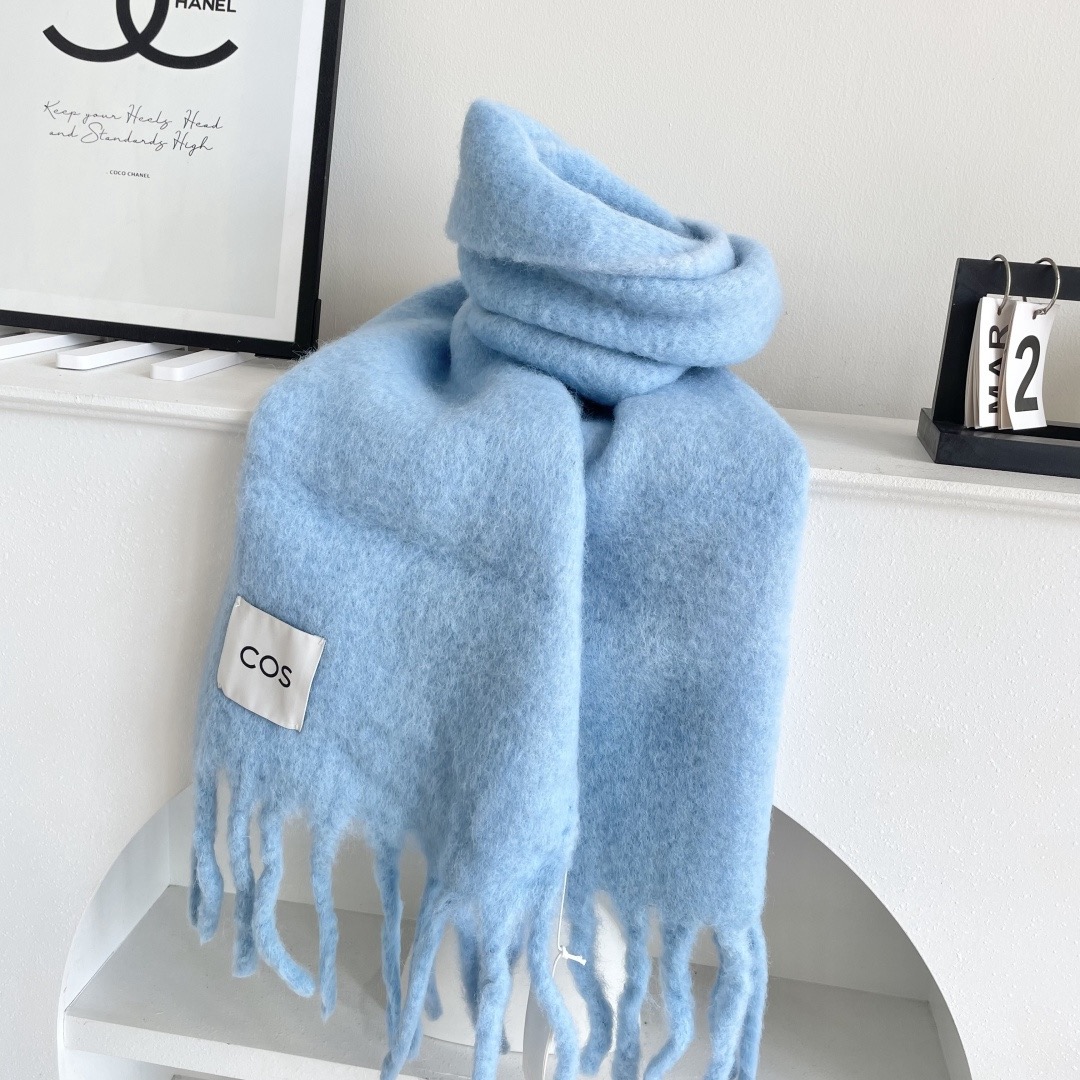 COS 퍼프리 fringe 머플러 7