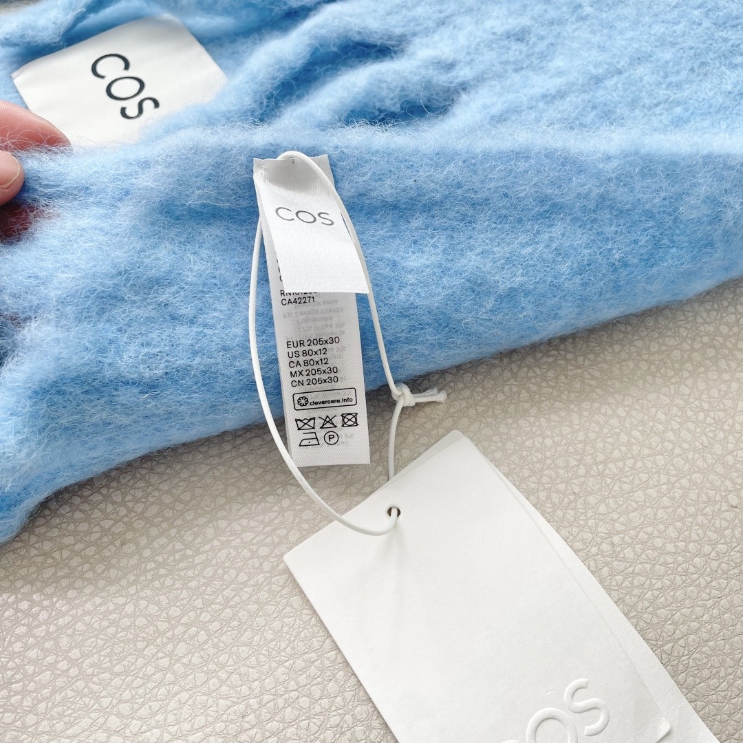 COS 퍼프리 fringe 머플러 8