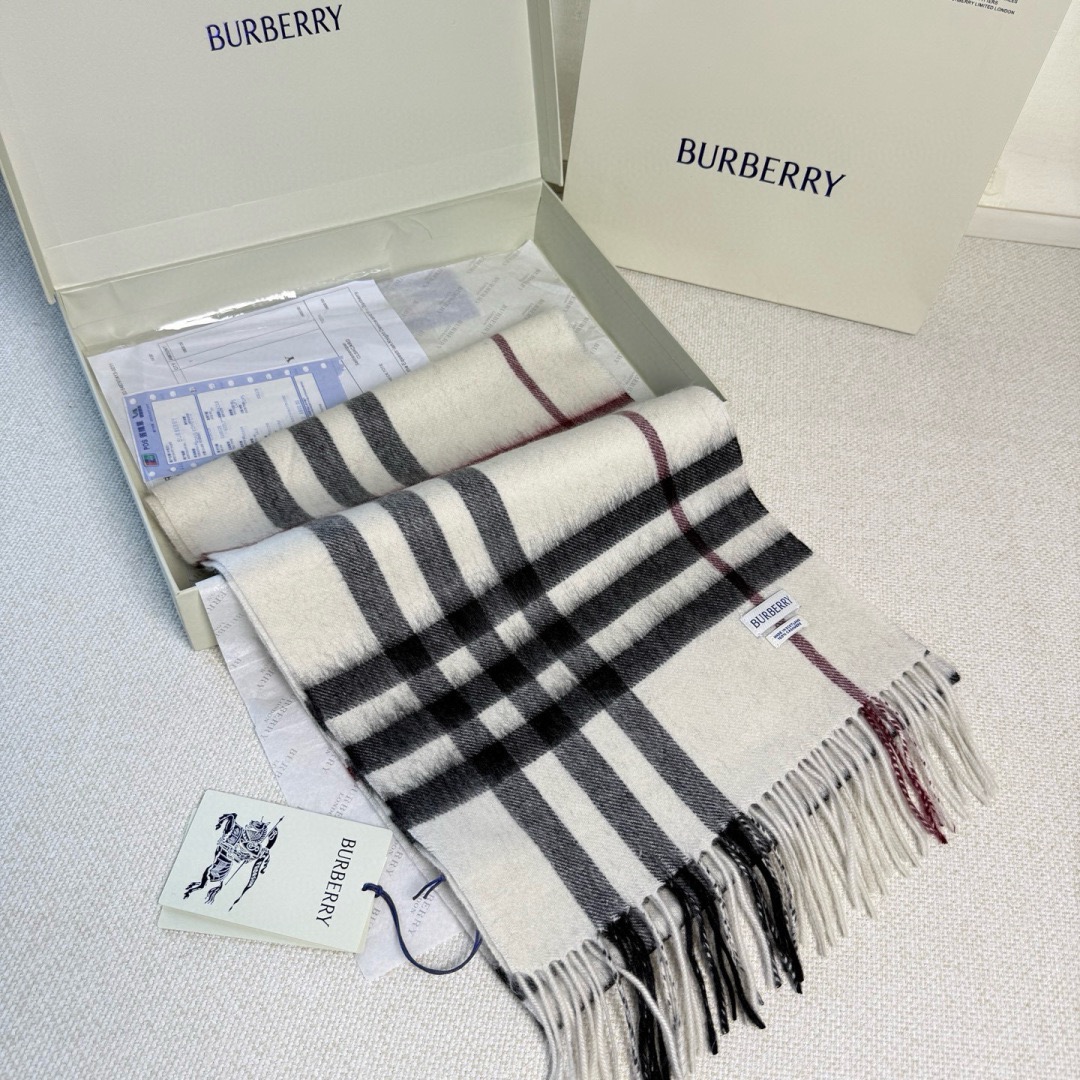 Burberry 버버리 클래식 체크 캐시미어 머플러 4