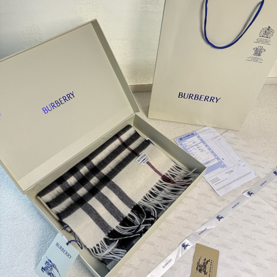Burberry 버버리 클래식 체크 캐시미어 머플러 7