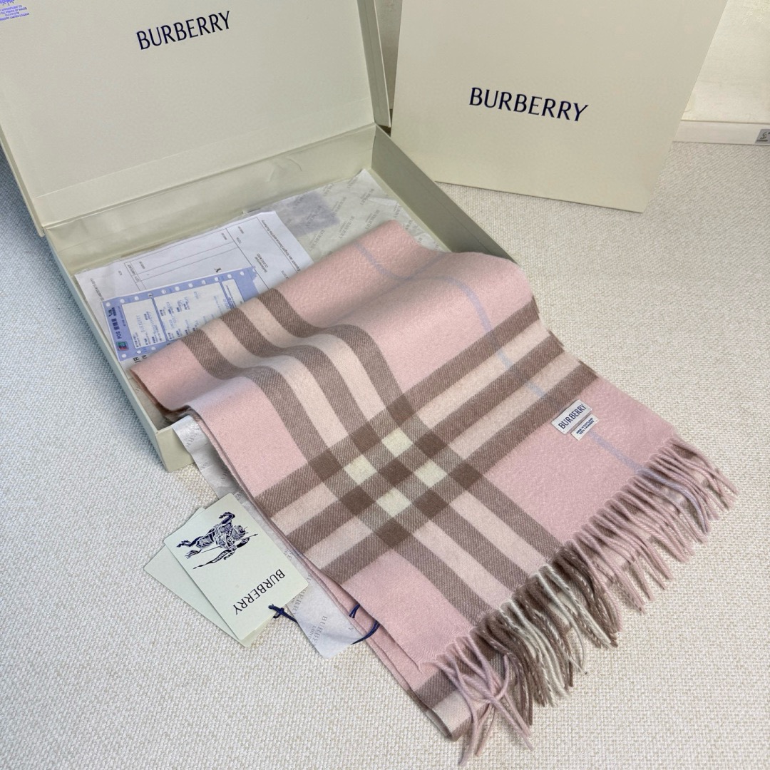 Burberry 버버리 클래식 체크 캐시미어 머플러 5