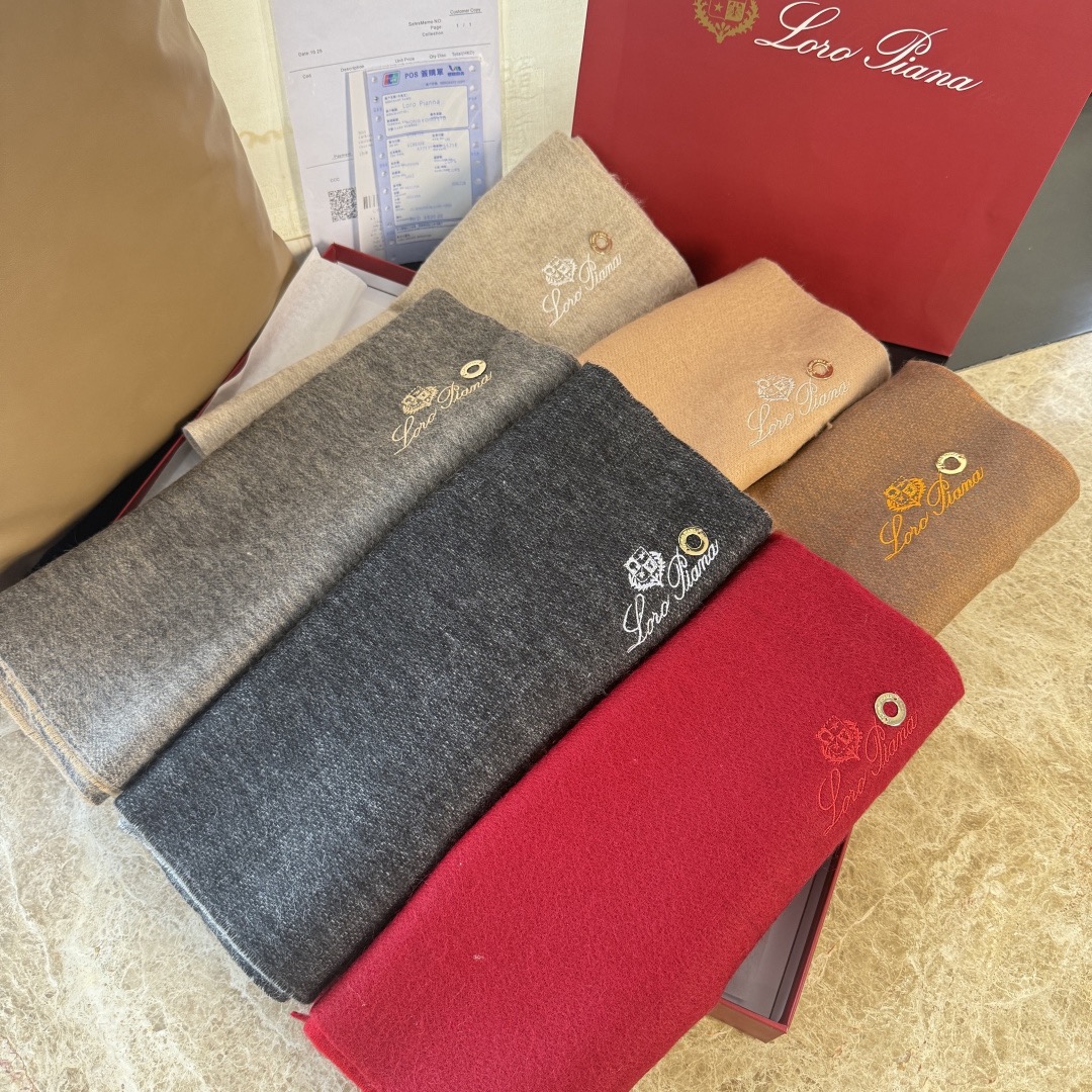 Loro Piana 노울로 피아나 양모 머플러 12