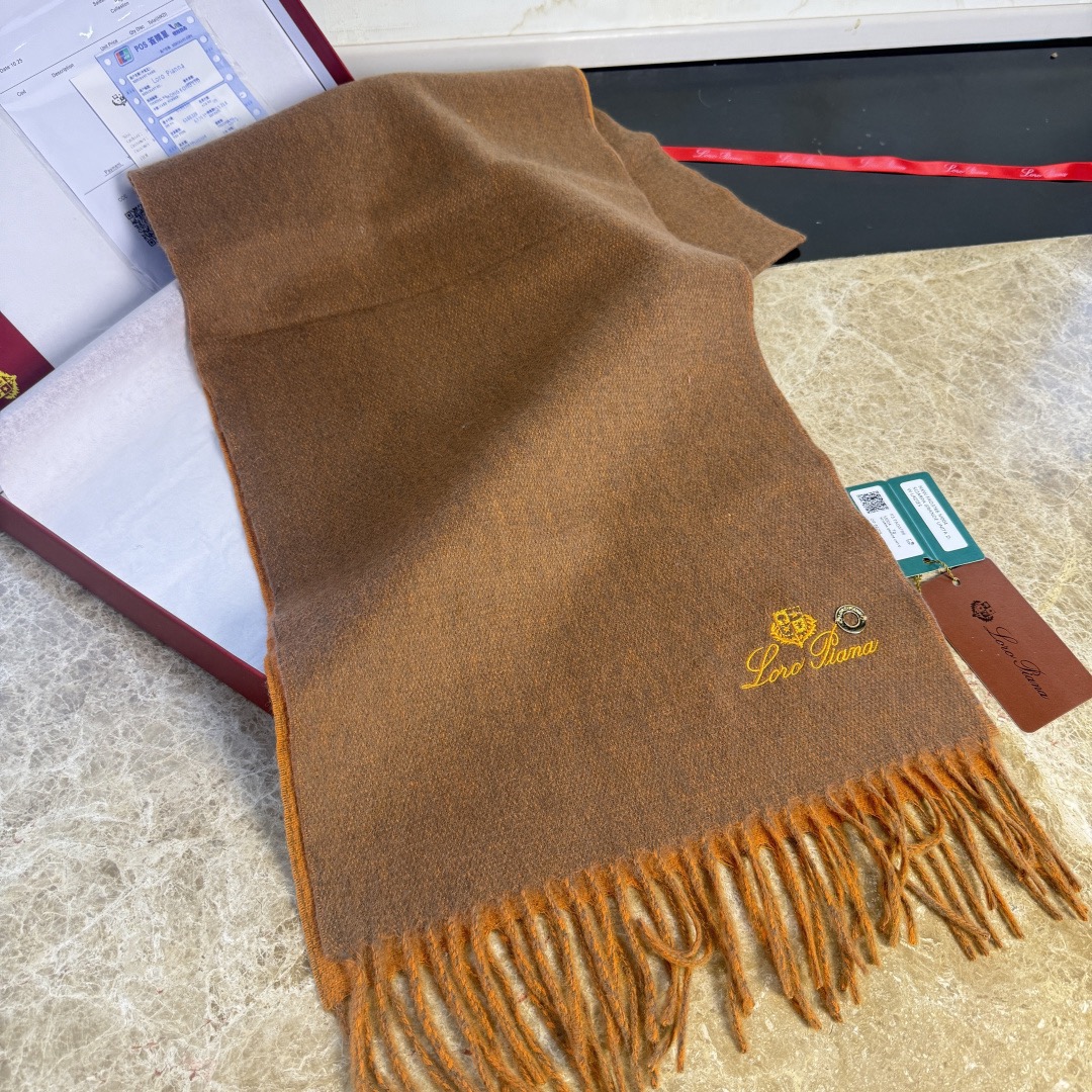 Loro Piana 노울로 피아나 양모 머플러 6