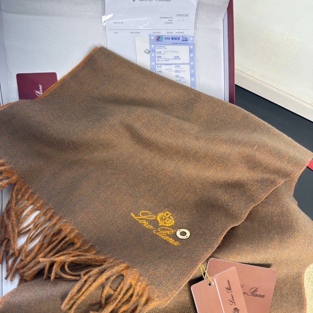 Loro Piana 노울로 피아나 양모 머플러 7