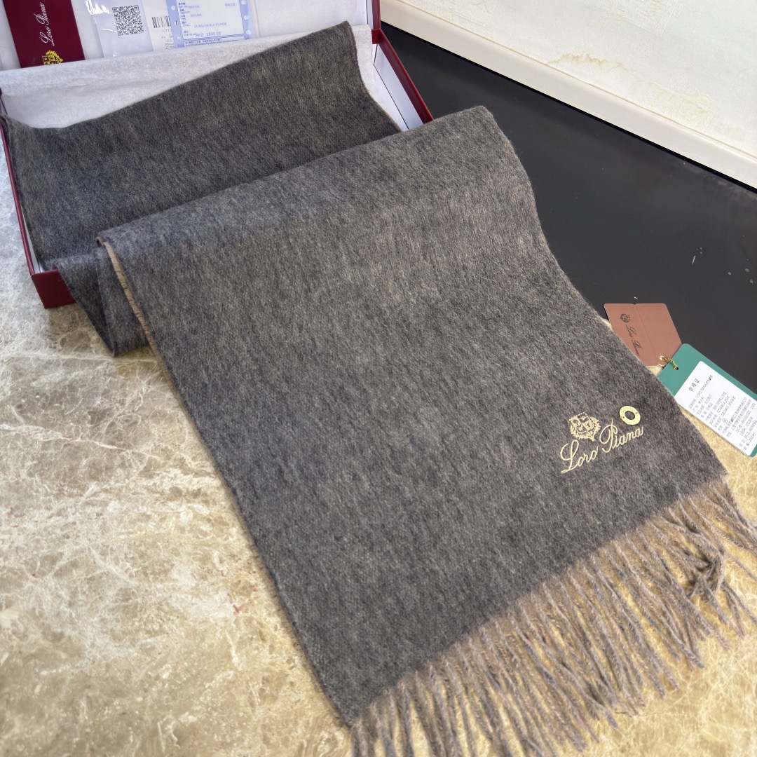 Loro Piana 노울로 피아나 양모 머플러 5