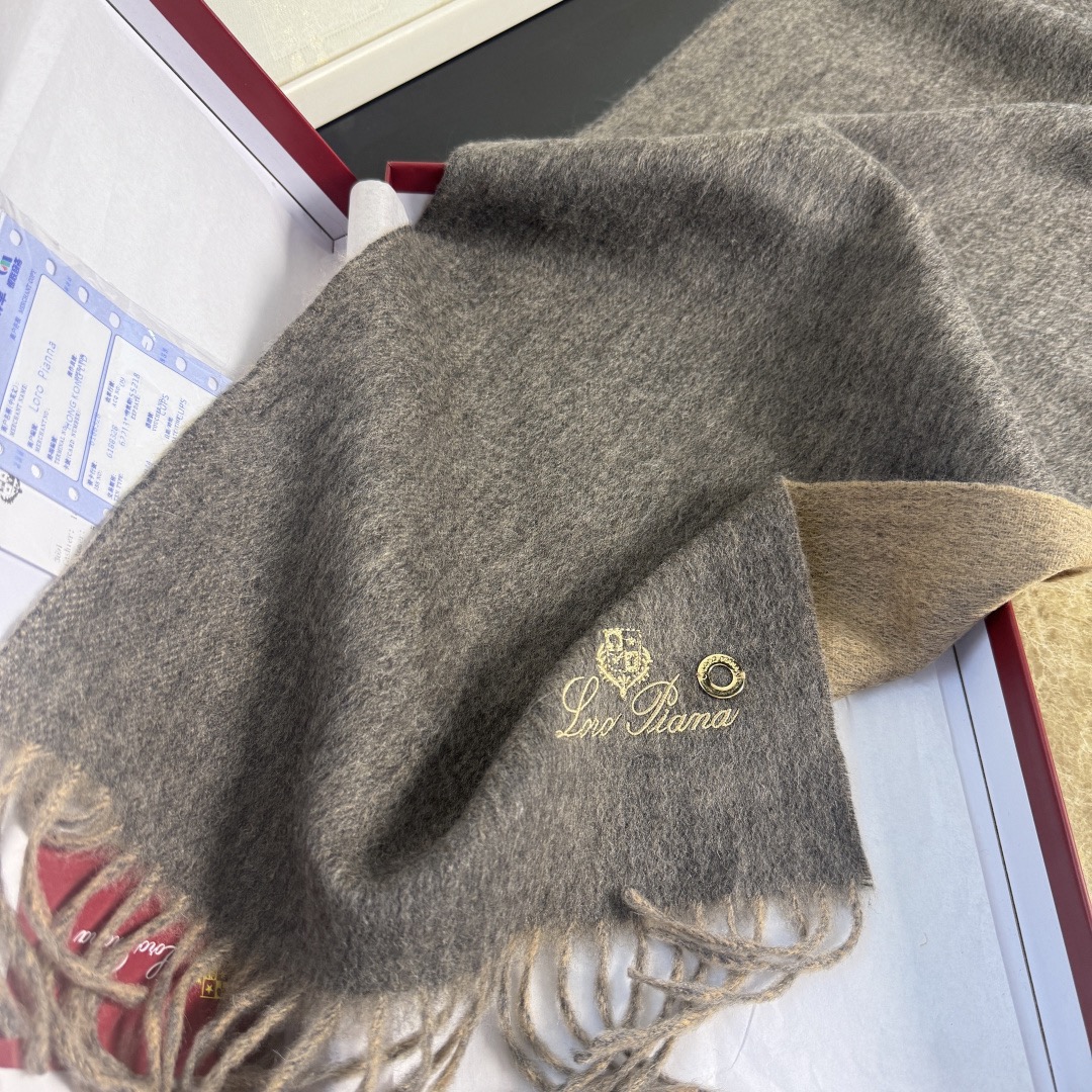 Loro Piana 노울로 피아나 양모 머플러 6