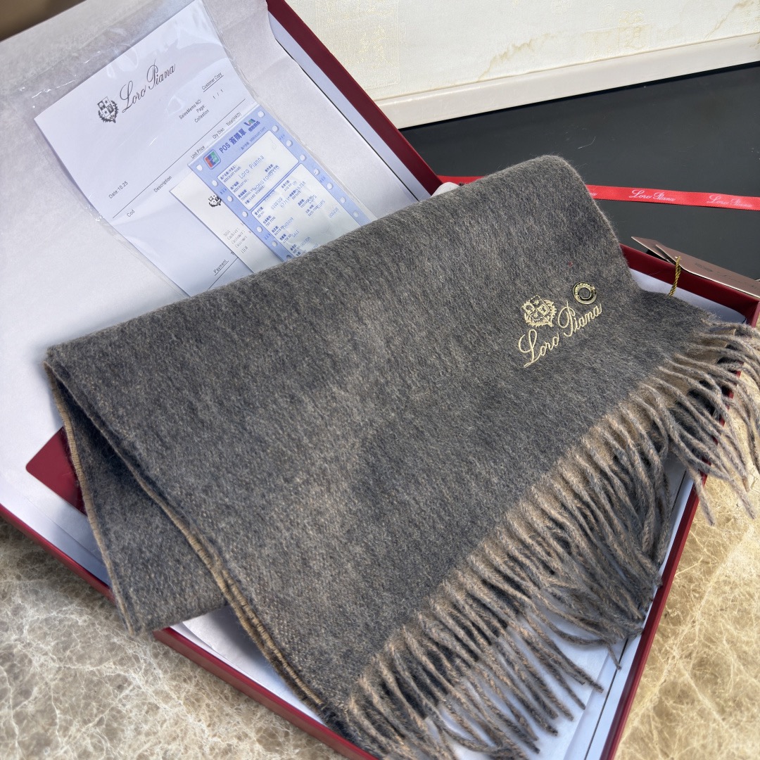 Loro Piana 노울로 피아나 양모 머플러 7