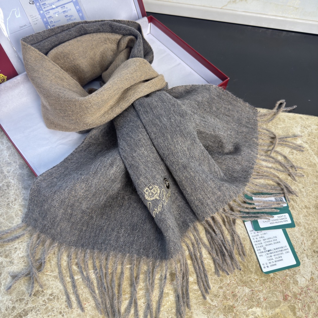 Loro Piana 노울로 피아나 양모 머플러 9