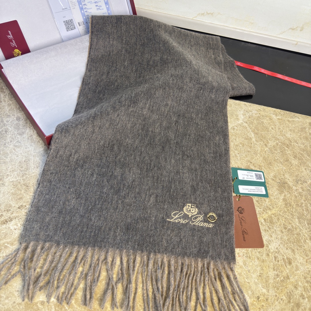 Loro Piana 노울로 피아나 양모 머플러 10