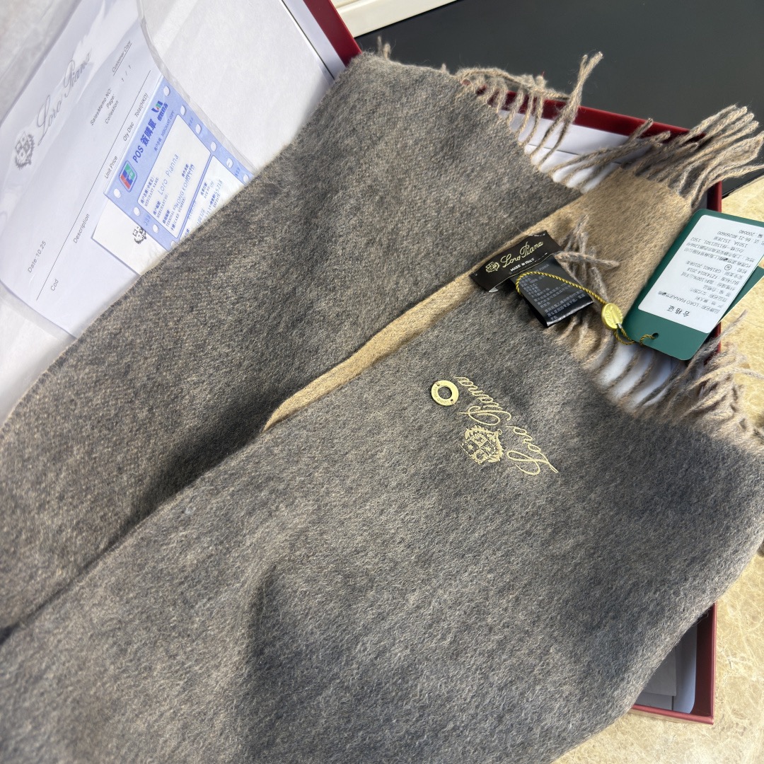 Loro Piana 노울로 피아나 양모 머플러 11