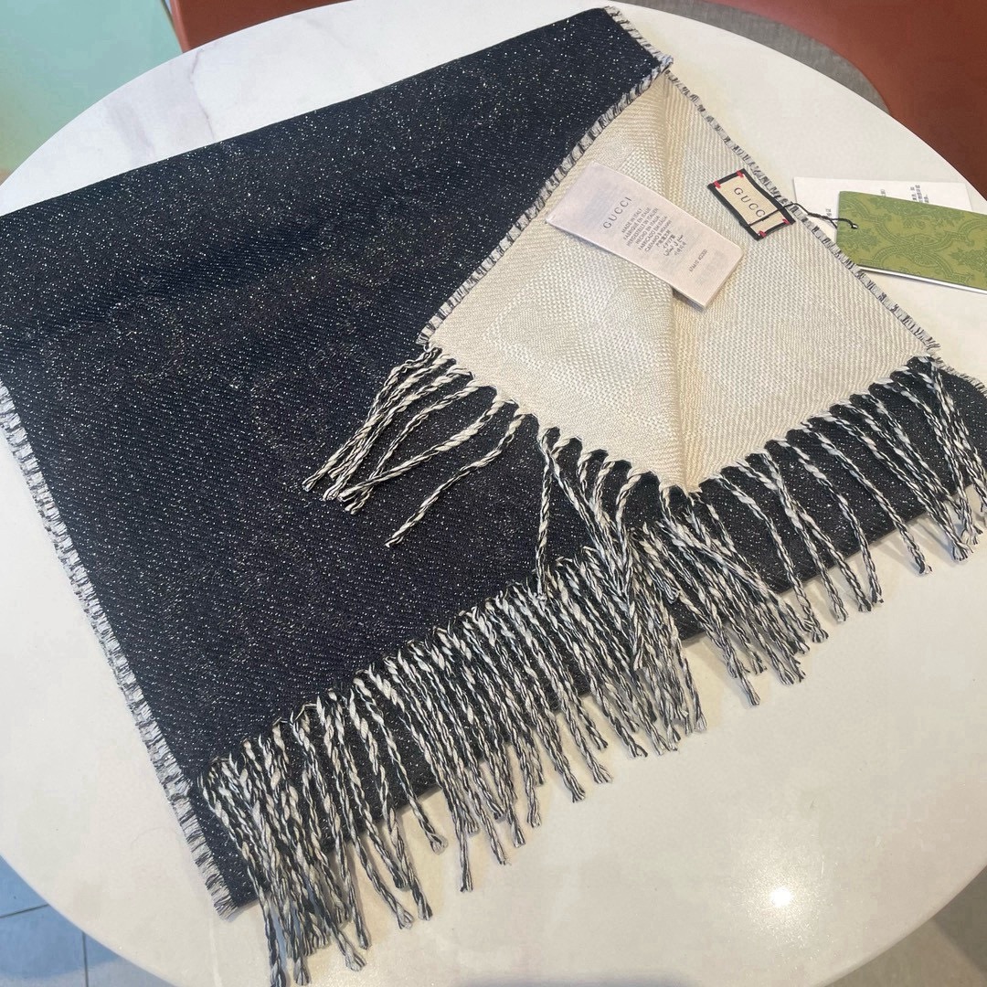Gucci 구찌 GG 양면 울 머플러 2