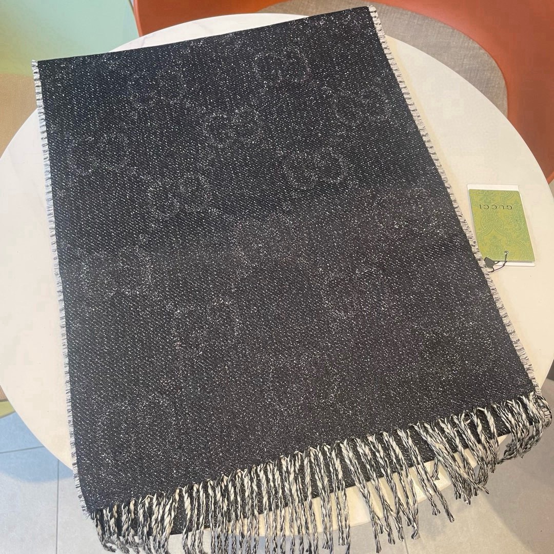 Gucci 구찌 GG 양면 울 머플러 3