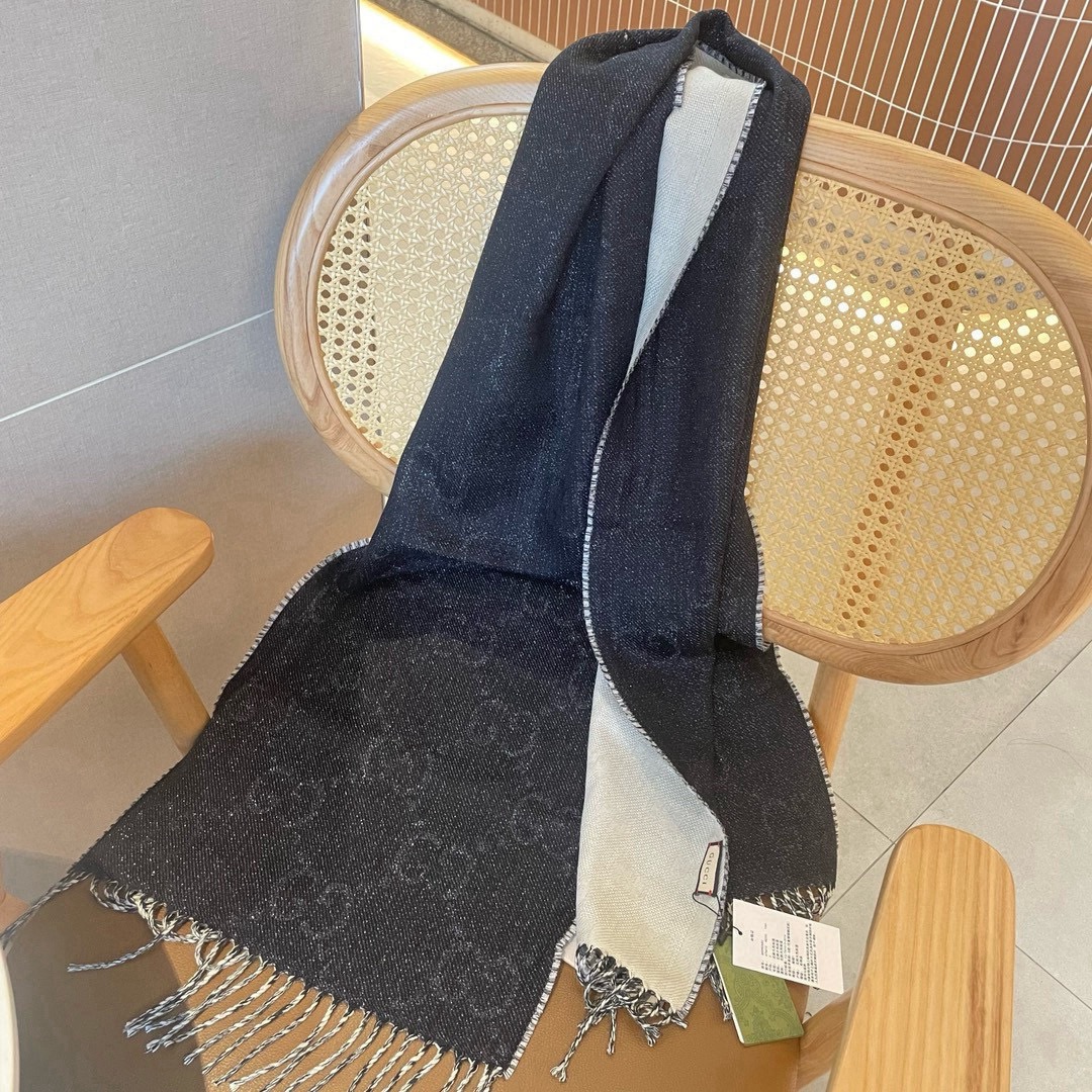 Gucci 구찌 GG 양면 울 머플러 7