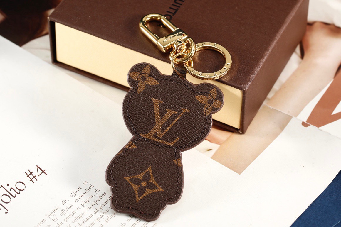 Louis Vuitton 루이비통 곰돌이 모노그램 가죽 키링 참 2