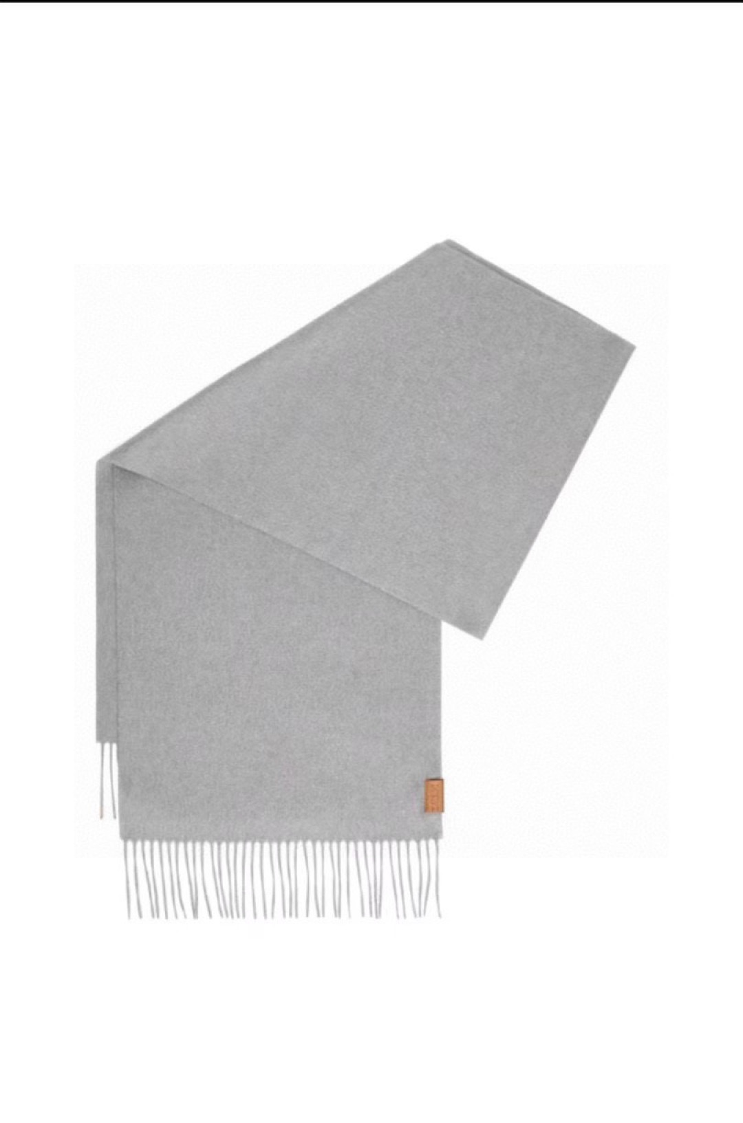 LOEWE 로에베 남녀 공용 클래식 그레이 머플러 2