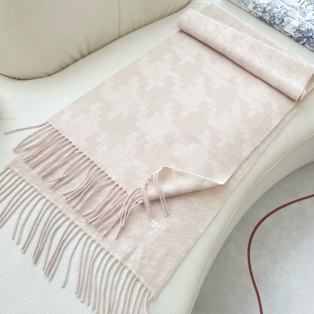 Dior 디올 하운드투스 비 자수 머플러 7