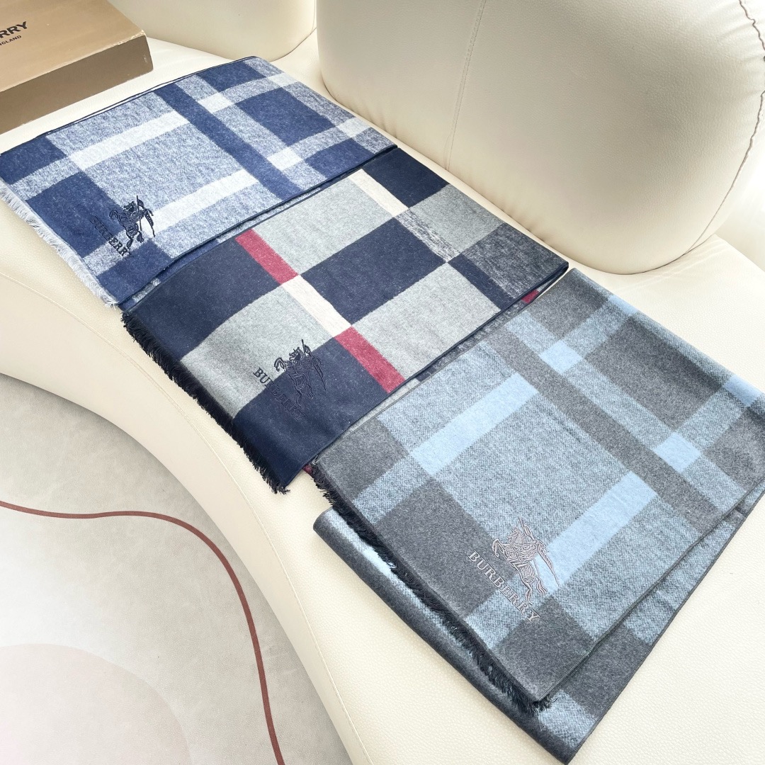 BURBERRY 버버리 남녀공용 체크 울 머플러 2