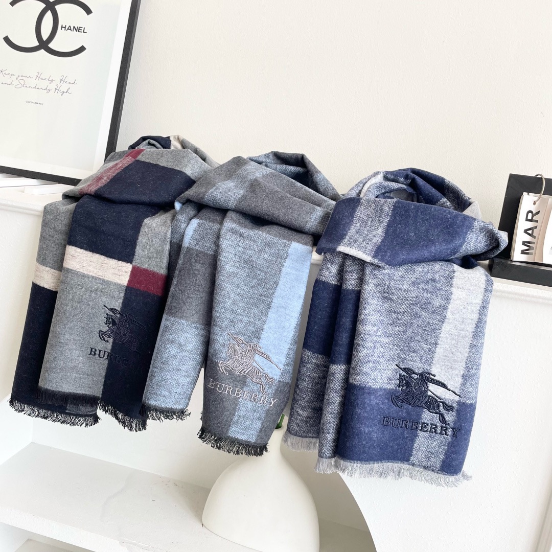 BURBERRY 버버리 남녀공용 체크 울 머플러 3