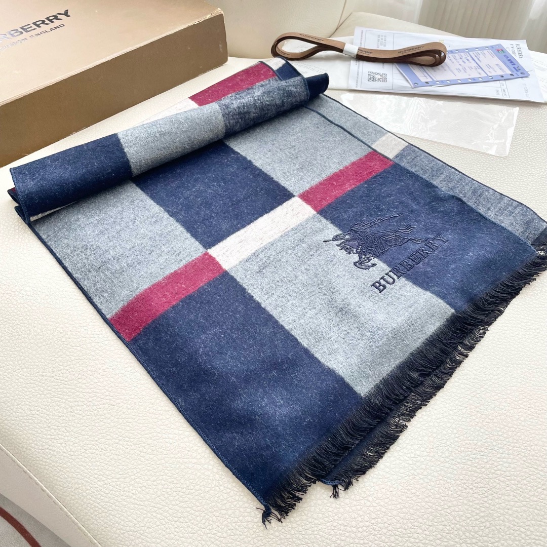 BURBERRY 버버리 남녀공용 체크 울 머플러 5