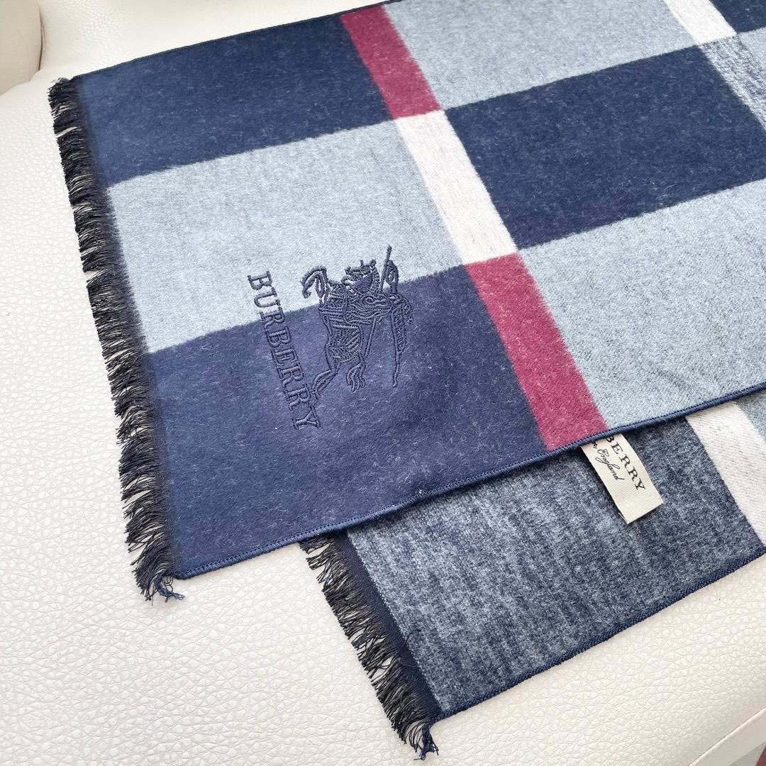 BURBERRY 버버리 남녀공용 체크 울 머플러 9