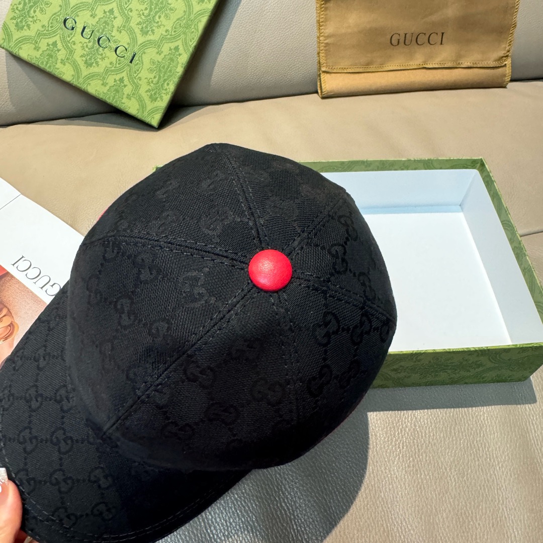 Gucci 구찌 남녀 공용 GG 모노그램 삼색 스트라이프 볼캡 5