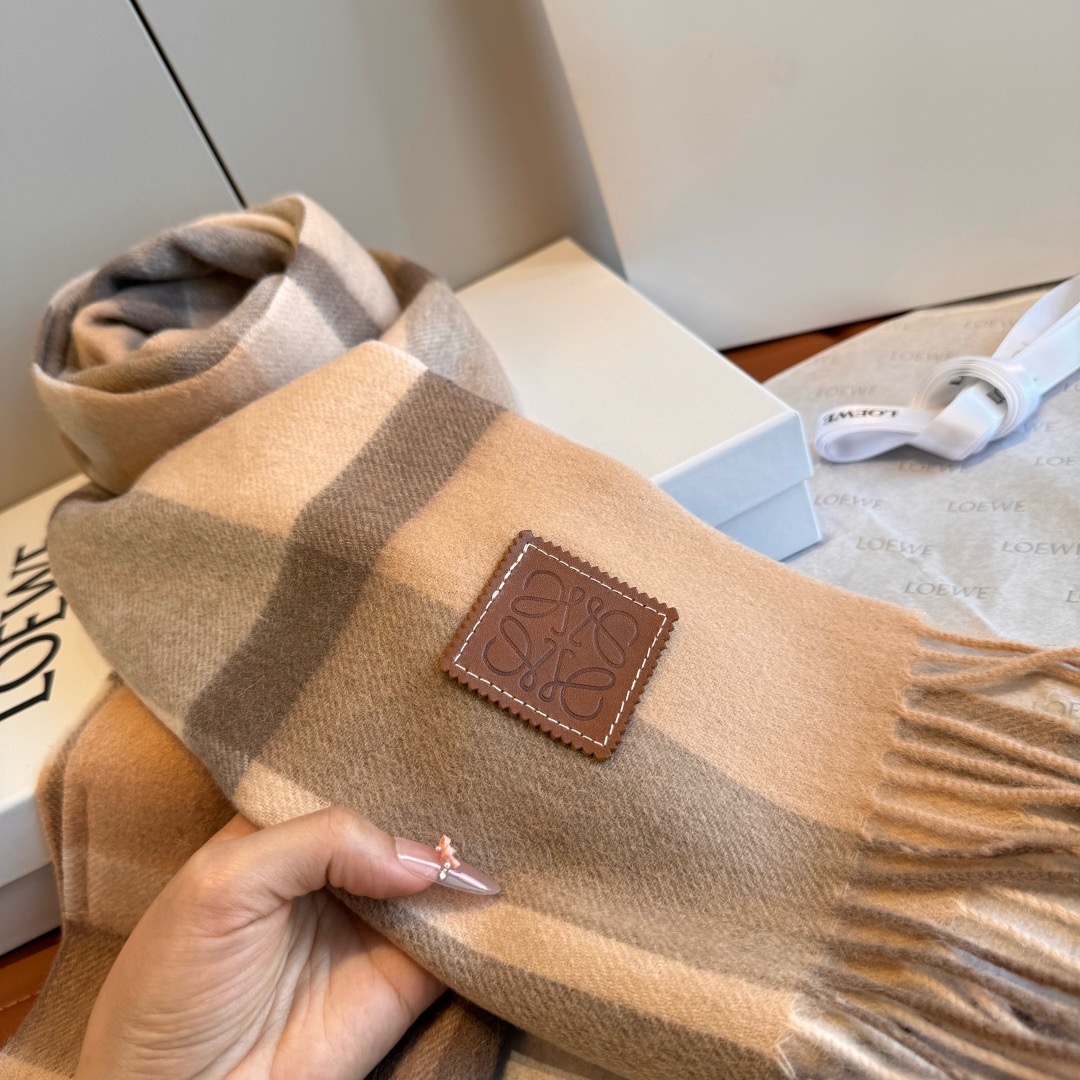 Loewe 로에베 아나그램 울 머플러 롱 스카프 6