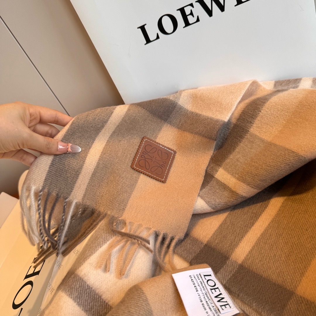 Loewe 로에베 아나그램 울 머플러 롱 스카프 9