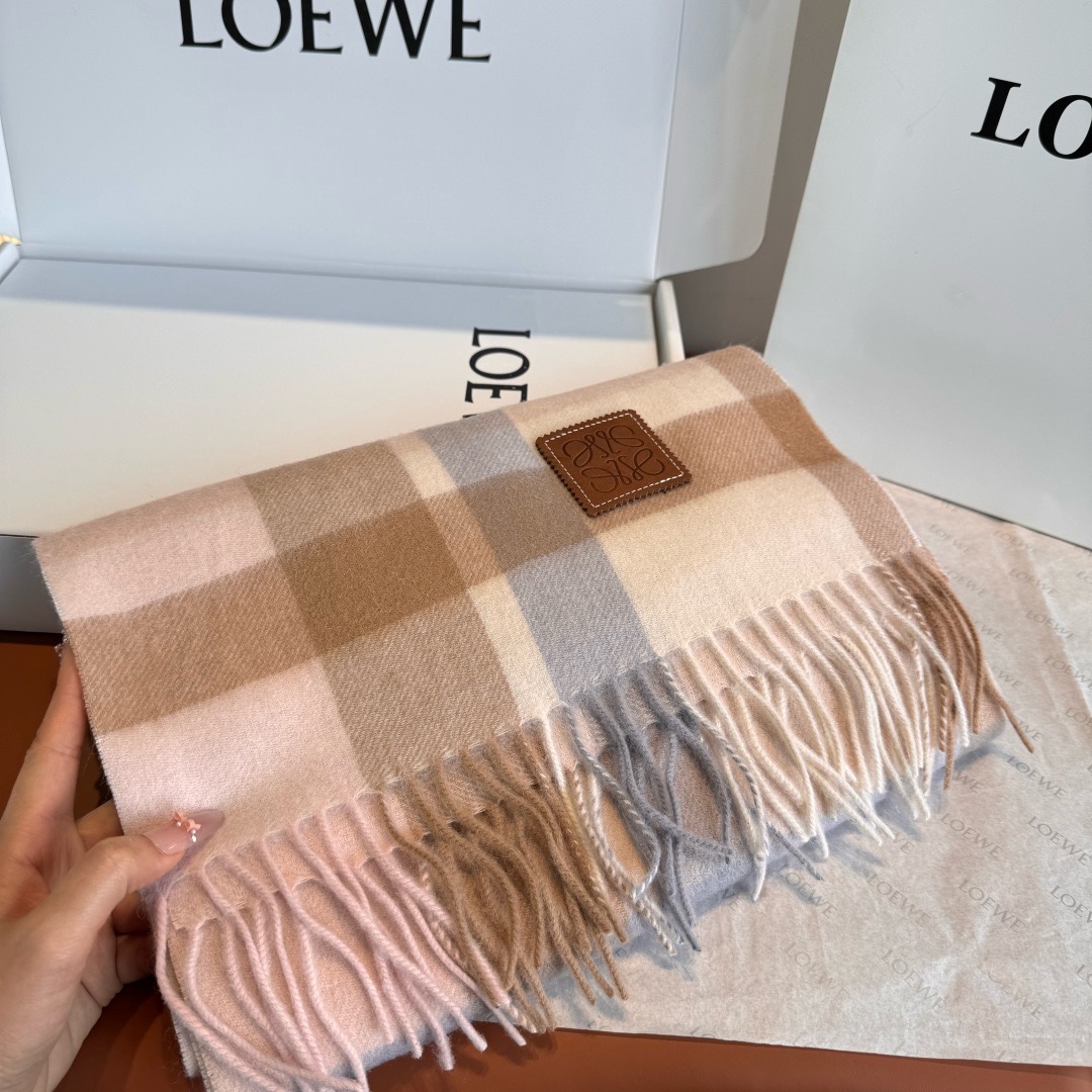 Loewe 로에베 아나그램 울 머플러 롱 스카프 7