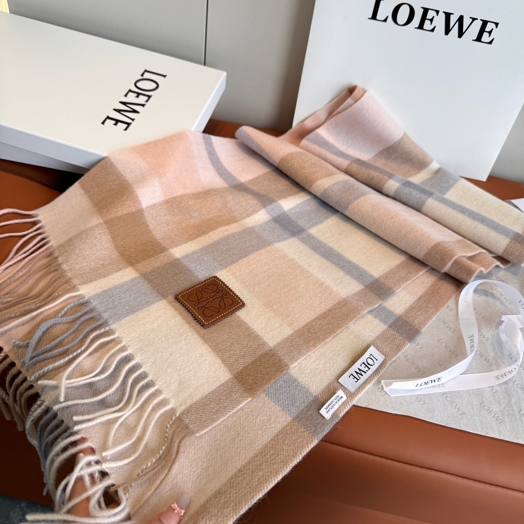 Loewe 로에베 아나그램 울 머플러 롱 스카프 8