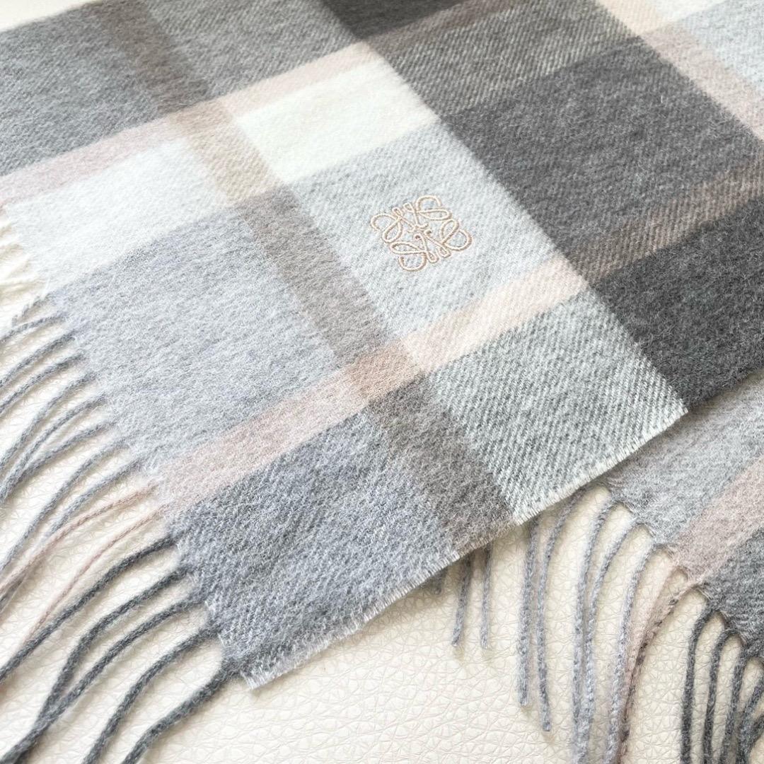 Loewe 로에베 아나그램 울 머플러 롱 스카프 9