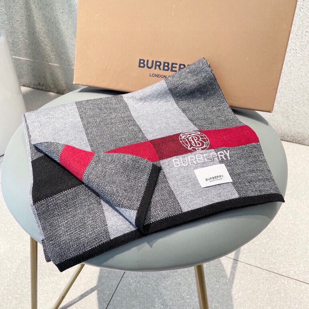 BURBERRY 버버리 체크 울 머플러 3