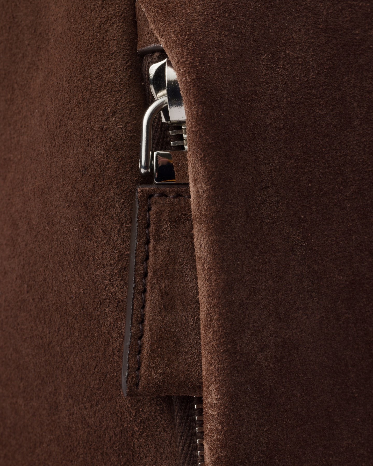 Prada 프라다 2VZ114 브라운 스웨이드 원숄더 백팩 5