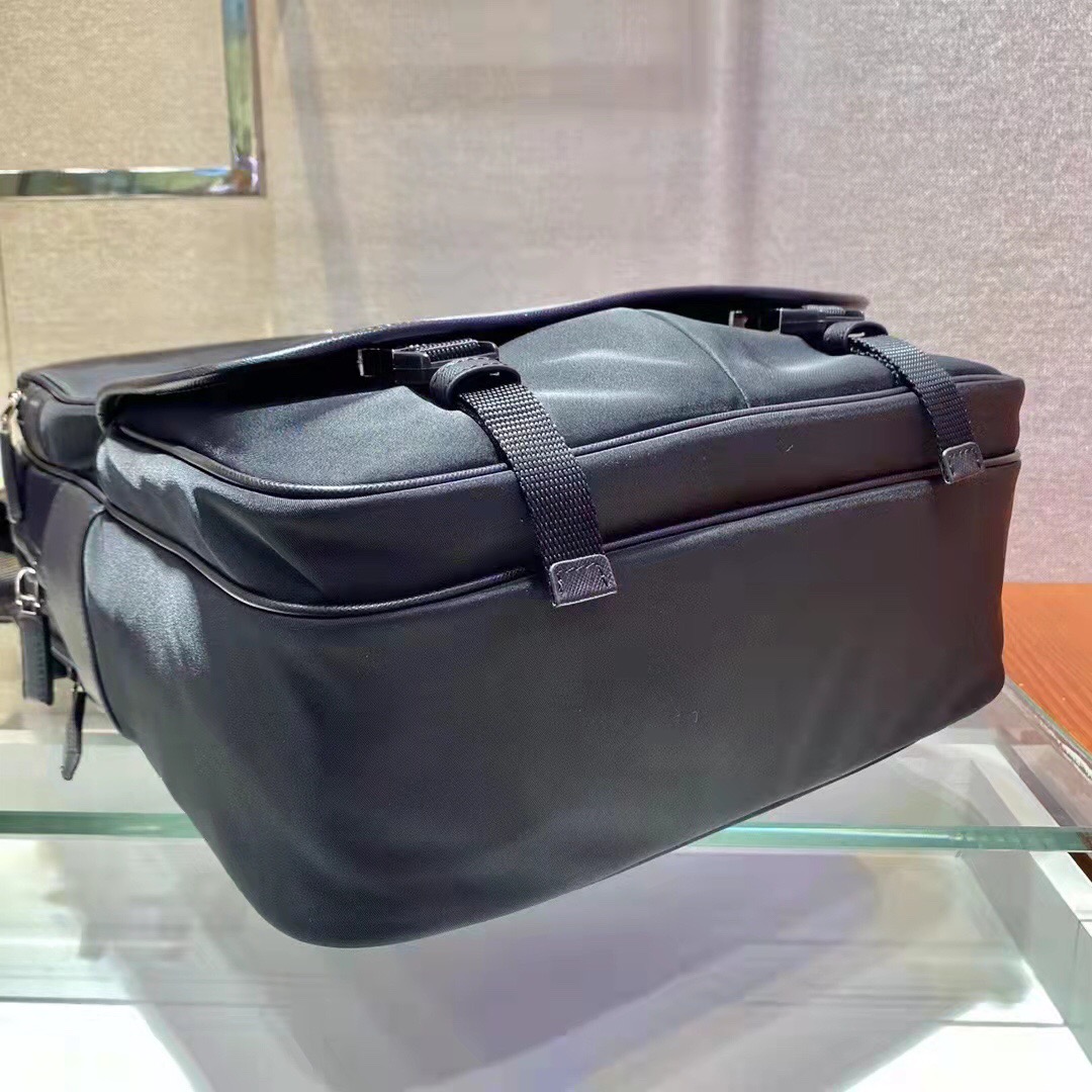 Prada 프라다 나일론 사피아노 트림 백팩 6