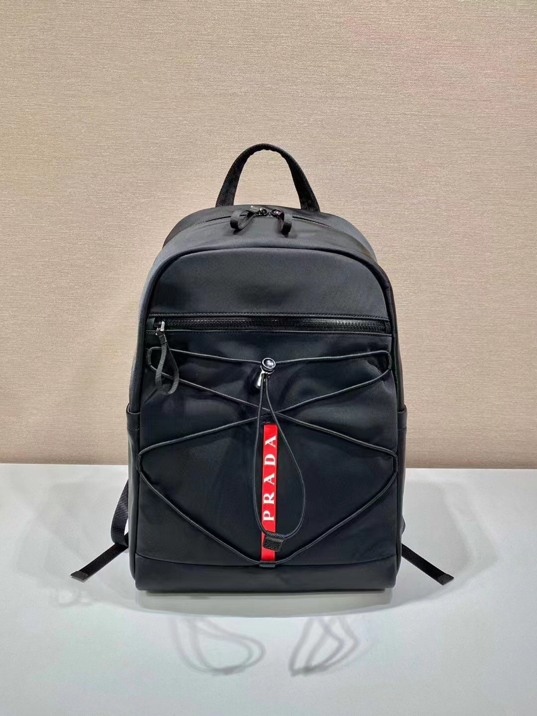 Prada 프라다 Linea Rossa 사피아노 나일론 백팩 2VZ085 1