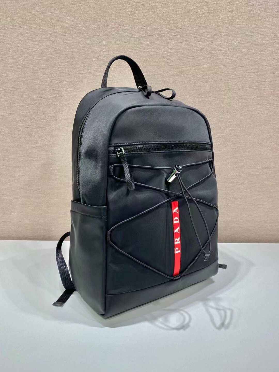 Prada 프라다 Linea Rossa 사피아노 나일론 백팩 2VZ085 2