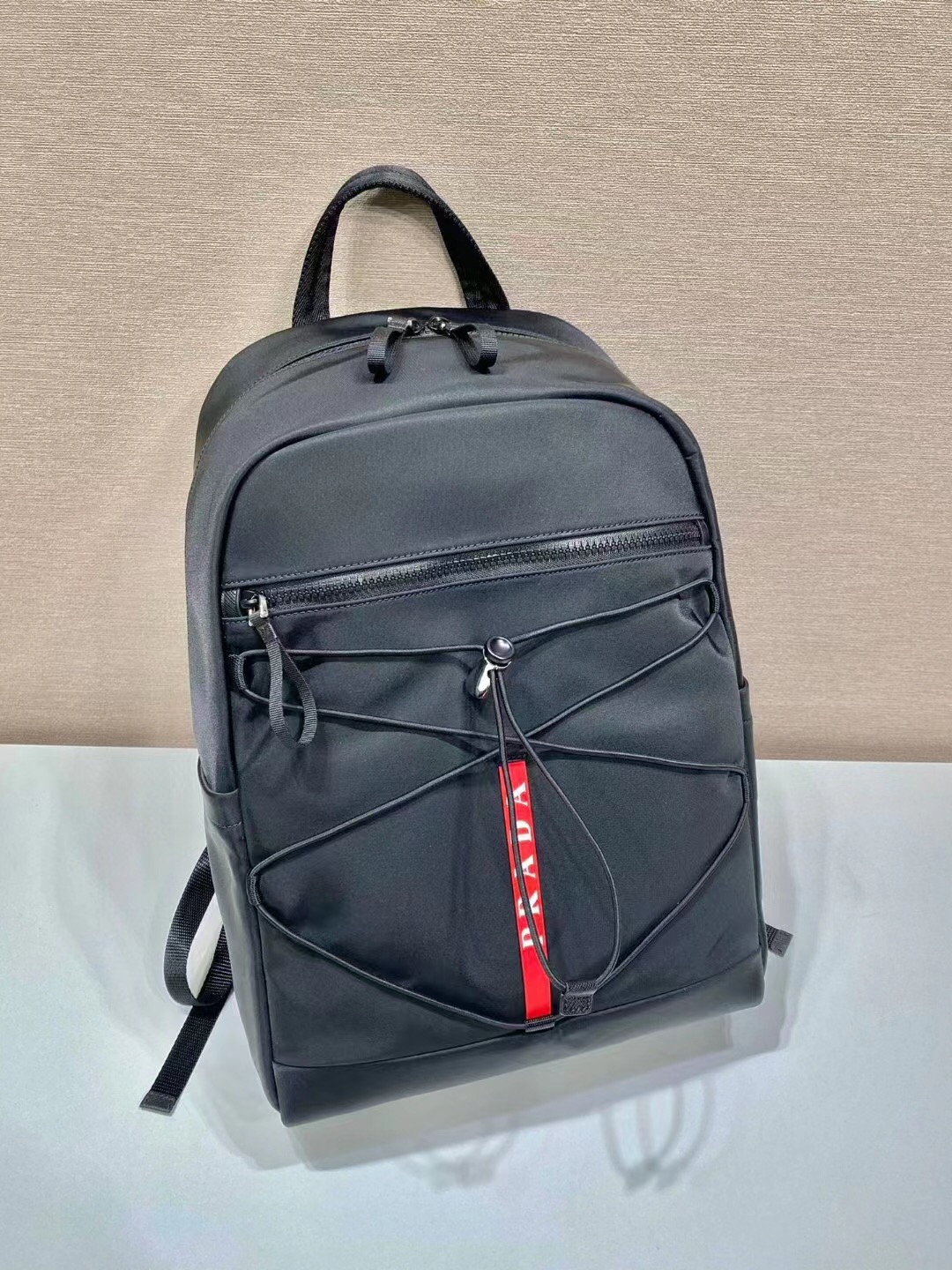 Prada 프라다 Linea Rossa 사피아노 나일론 백팩 2VZ085 3