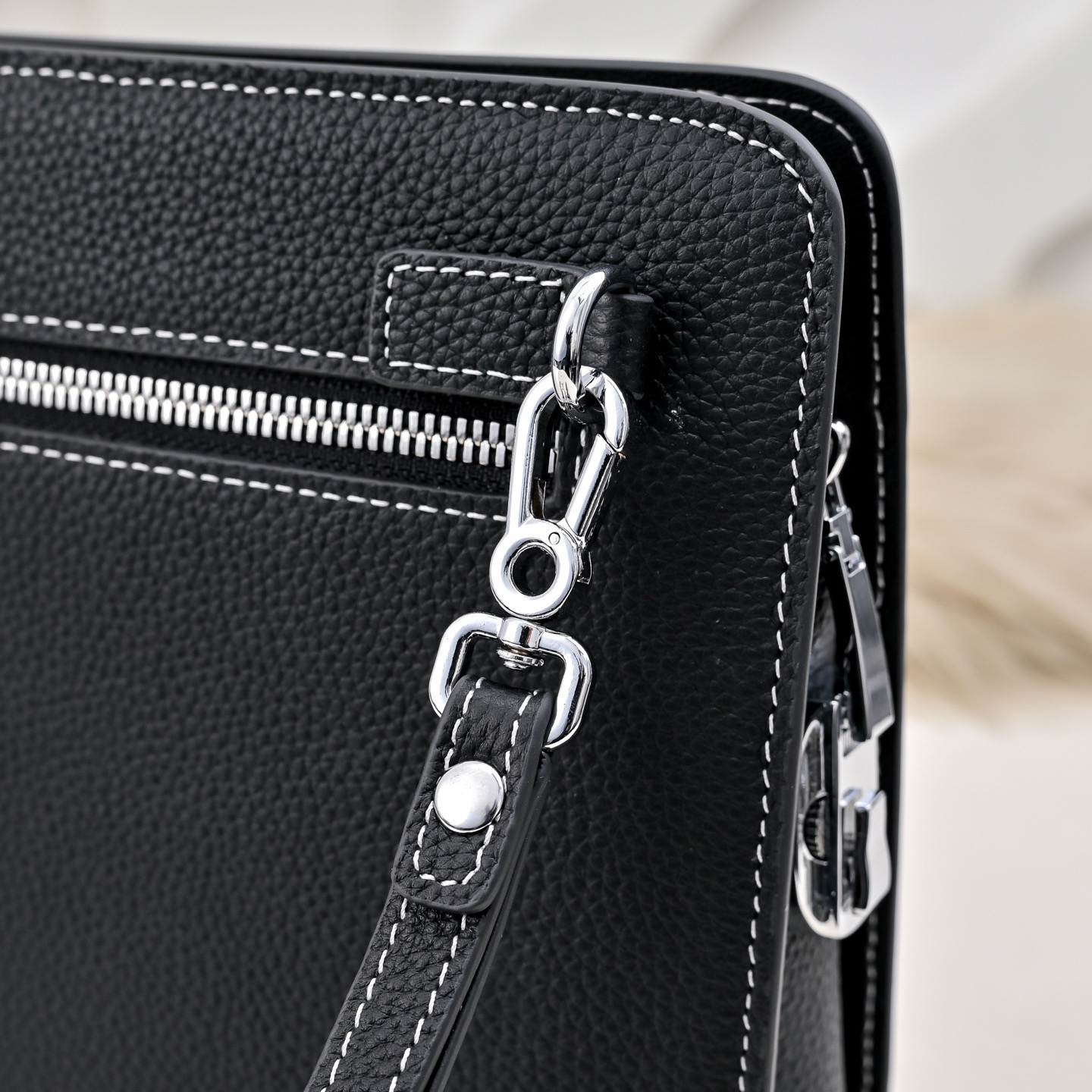 Hermes 에르메스 남성 소가죽 스트랩 클러치백 6