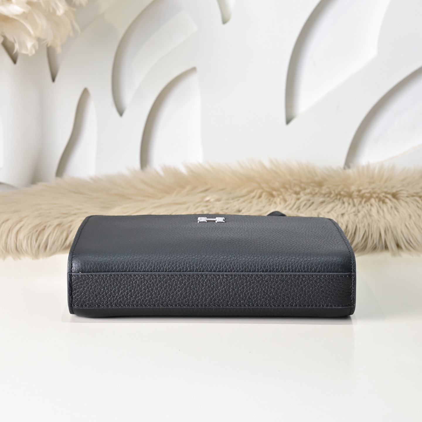 Hermes 에르메스 남성 가죽 H 로고 클러치백 7