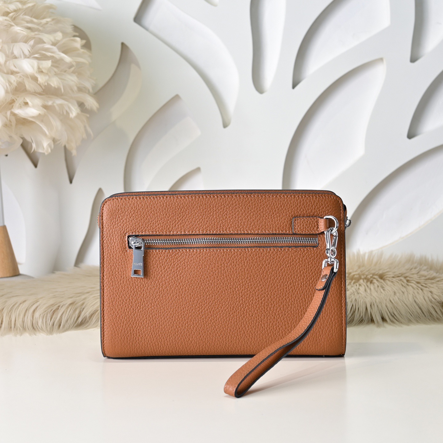 Hermes 에르메스 남성 가죽 H 로고 클러치백 3