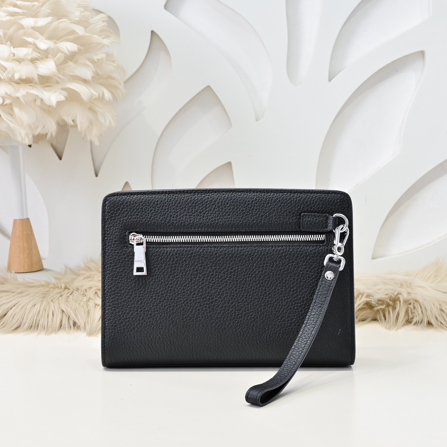 Hermes 에르메스 남성 소가죽 스트랩 클러치백 3