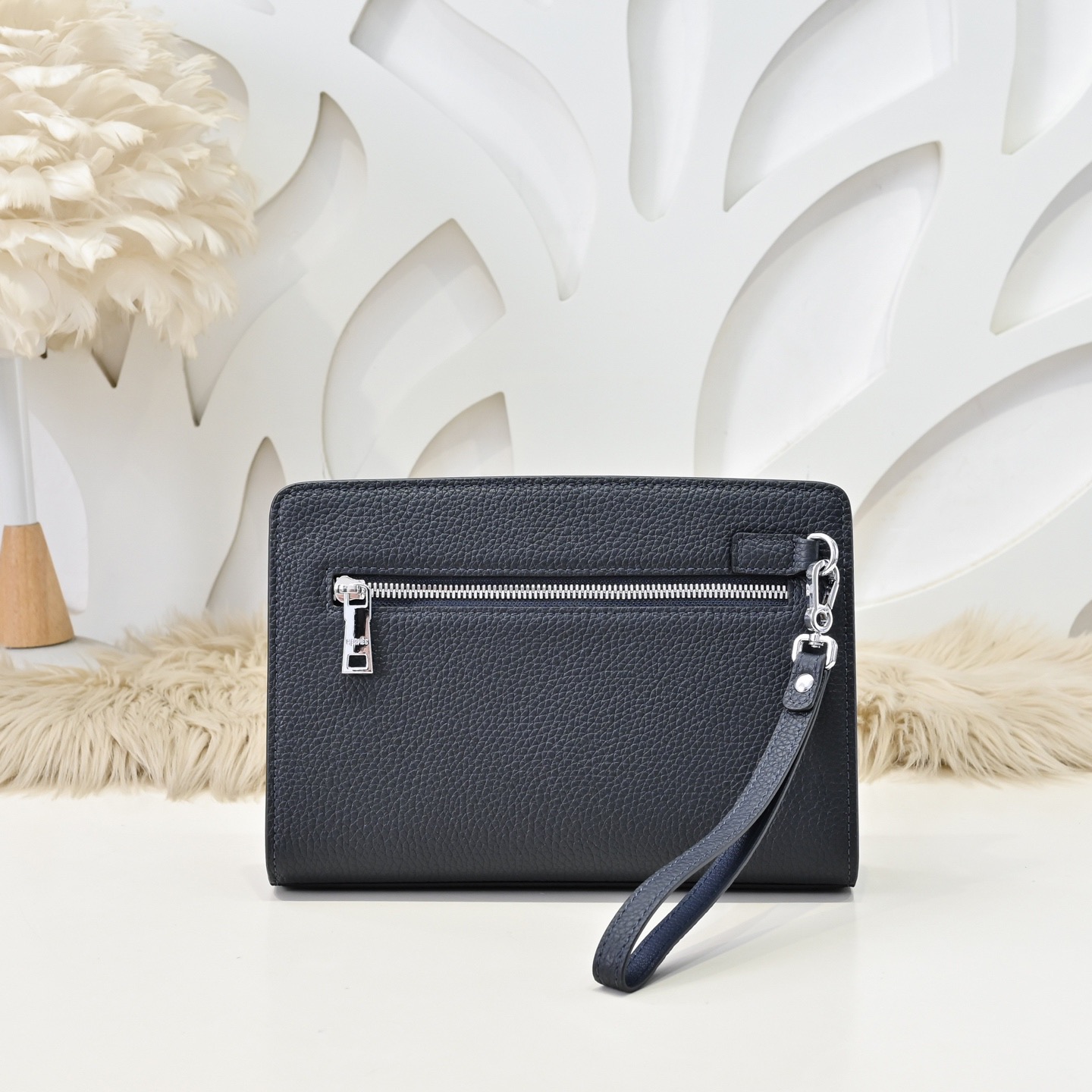 Hermes 에르메스 남성 소가죽 H 로고 클러치백 3