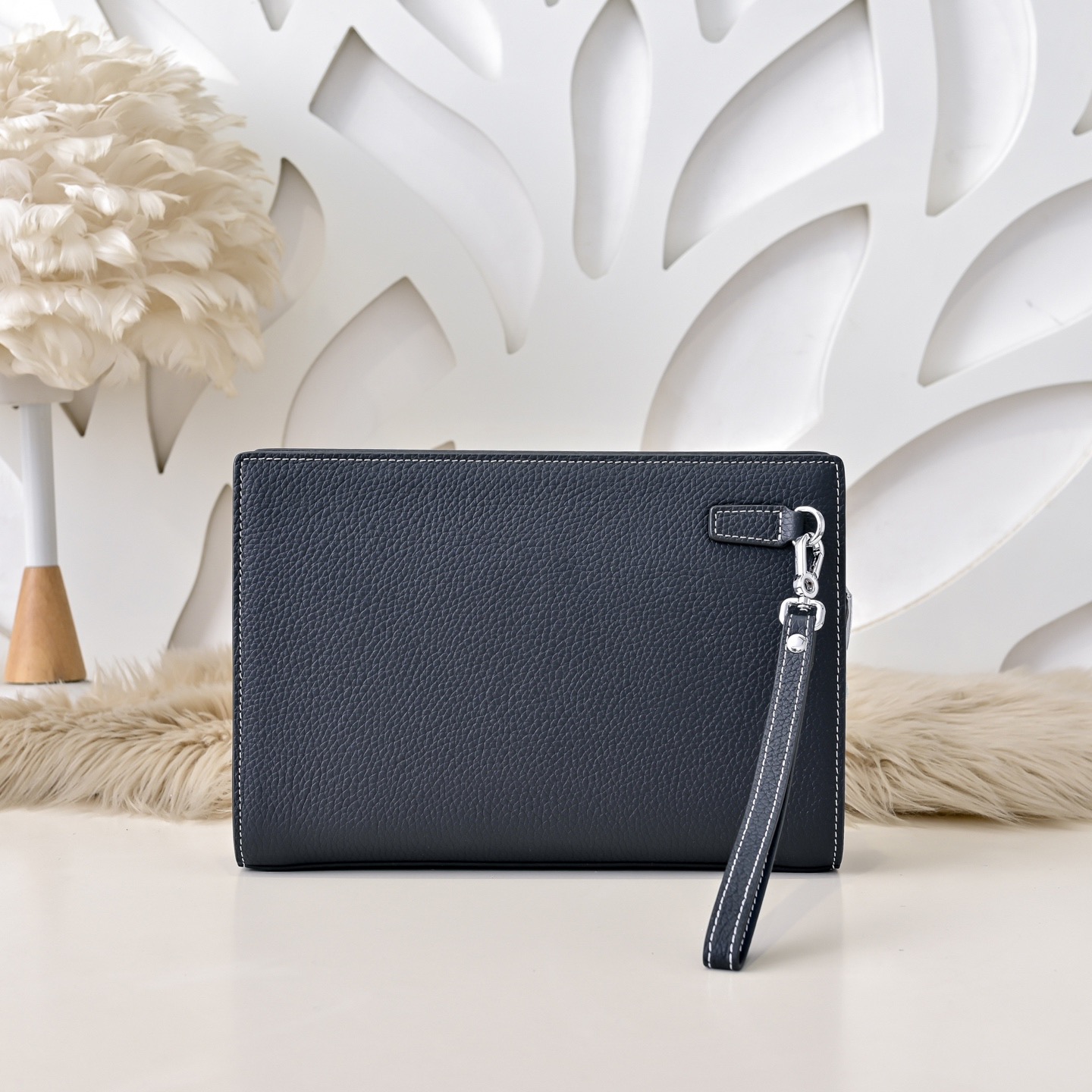 Hermes 에르메스 남성 가죽 클러치백 3