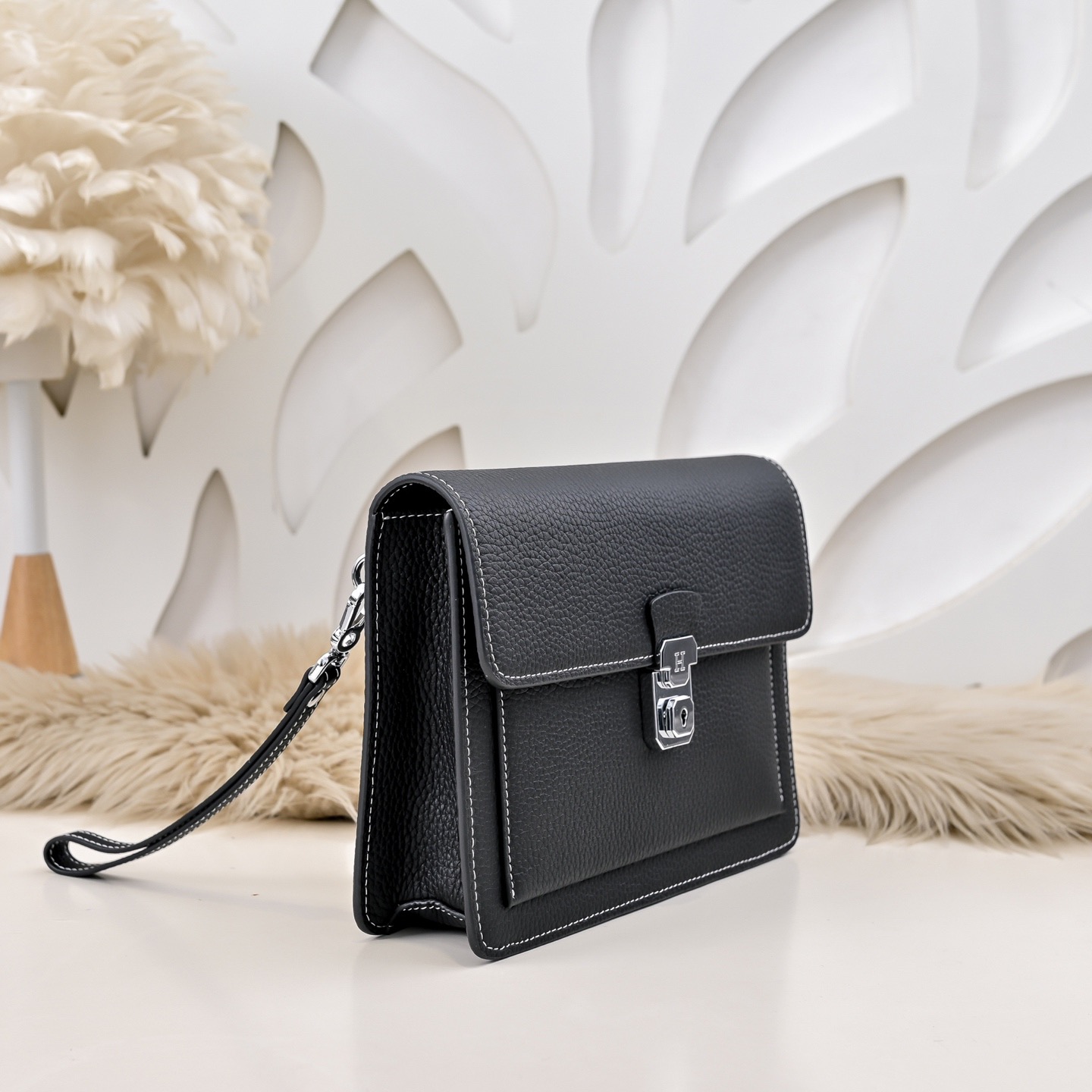 Hermes 에르메스 남성 가죽 클러치백 2