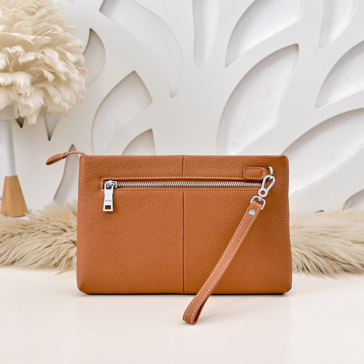 Hermes 에르메스 남성 소가죽 H 버클 클러치백 3