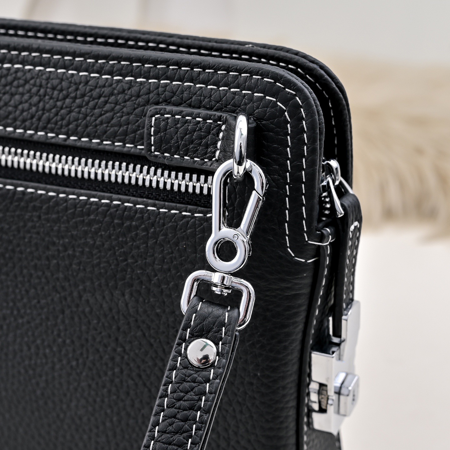 Hermes 에르메스 에블린 남성 가죽 클러치백 6